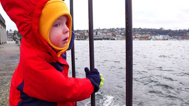 Alex looking over Lake Union