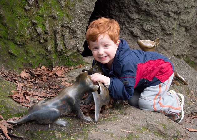 Patrick and Wolf Cubs