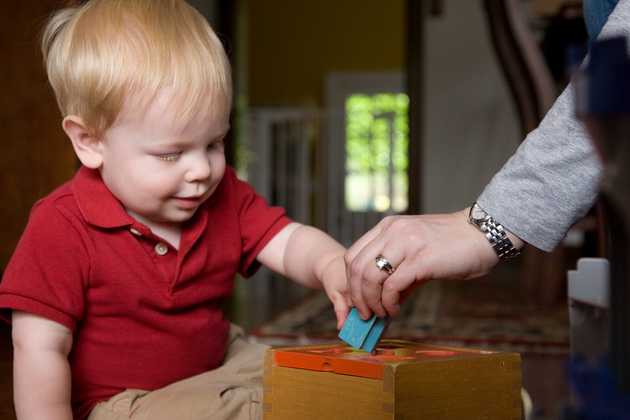 Mom Helps with Sorting